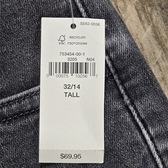 NEW Gap Universal Jegging Sky High Faded Black Jeans Women Size 14 Tall 14T 32 - Picture 5 of 13